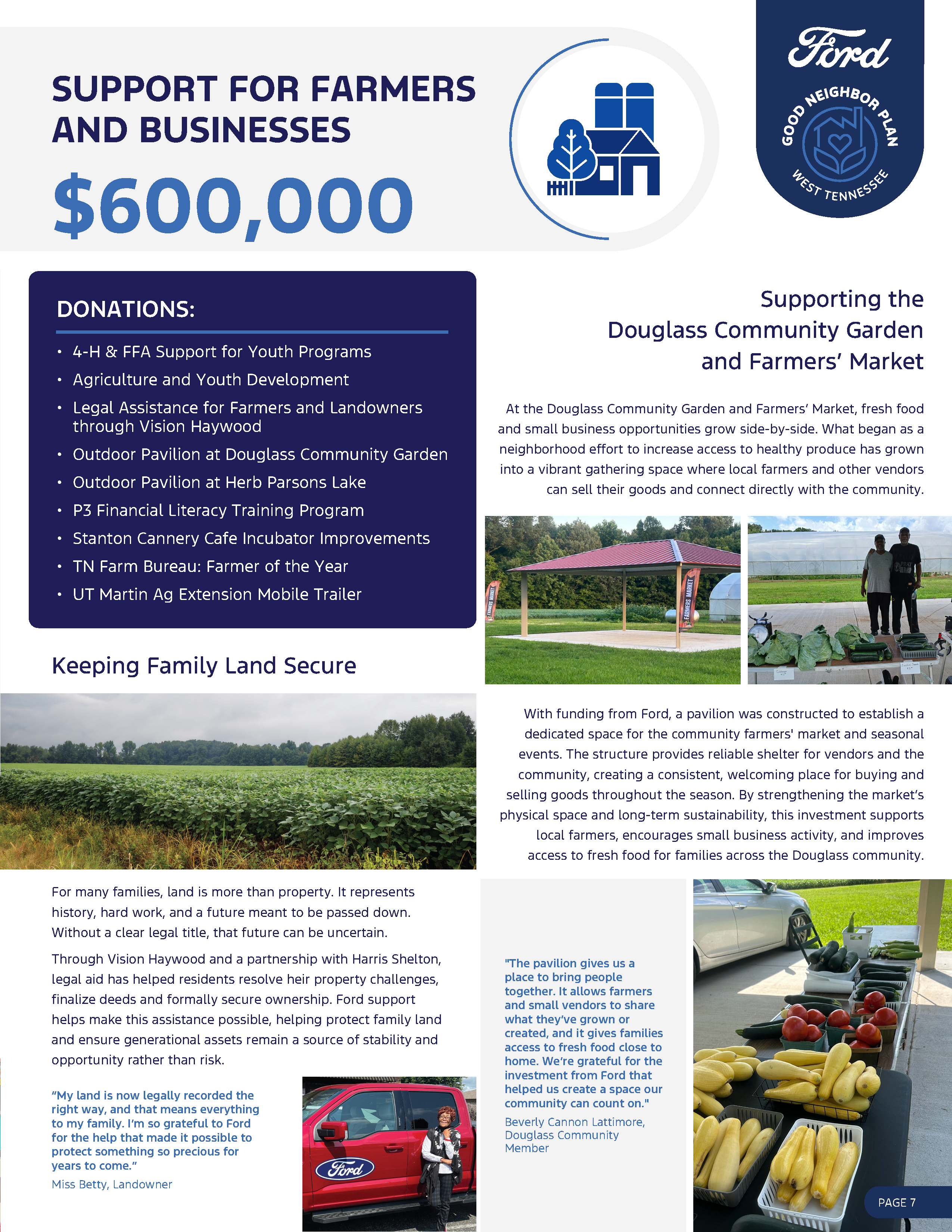 Good Neighbor Plan Progress Report Page 8
